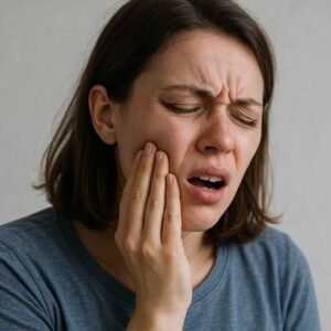 A digital X-ray of impacted teeth at Alta Vista Dental, a top wisdom teeth removal specialist in Vista, CA.